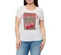 KEYLARGO Camiseta para Mujer WT Postre Round, Offwhite (1001), XS