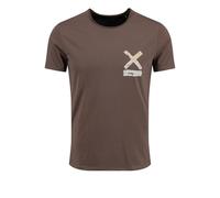 KEYLARGO Camiseta Splash Round para Hombre, marrón Lodo (1607), M