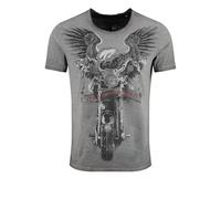 KEYLARGO MT Sunset Hills Round Camiseta, Anthra (1101), L Hombres