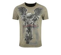 KEYLARGO MT Sunset Hills Round Camiseta, Verde (1502), XL Hombres