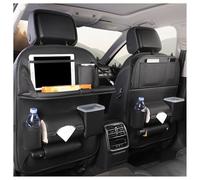 KEYLEON 2 Piezas Organizador Asiento Coche para Opel Grandland X 2017-2023, Protector de Respaldo Impermeable Protector de Asiento de Coche,Black