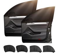 KEYLEON 4 Piezas Parasol de Coche para Ventana Lateral para Ford Ranger T9 2023 2024 Raptor Wildtrak XLT, Protector Solar Coche para Ventanillas Protección UV