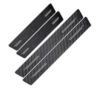 KEYLEON 4 Piezas Pegatinas Protective de Umbral de Puerta de Coche para Skoda Elroq 2024 2025, Cinta Umbral Fibra Carbono Protective de Umbral de Puerta de Coche