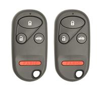 Keyless2Go Repuesto para mando a distancia de 4 botones Honda E4EG8DJ 72147-S2A-A01 (paquete de 2)