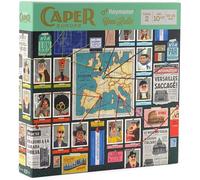 Keymaster Games Caper Europe - Juego de mesa estratégico para dos jugadores, un juego de dibujo de cartas cara a cara para planificar el atraco perfecto en cuatro ciudades internacionales únicas, a