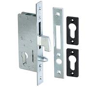 Keymet Cerradura de Gancho para Puerta Corredera 50 Plateada