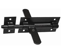 Keymet Pestillo de Puerta (1, 150/16 S) Negro