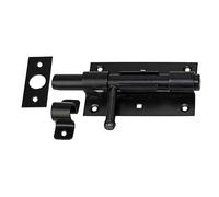 KeyMet Pestillo para puerta 100/16, color negro (1, 100/16 S)