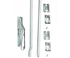 keymet Riegel de Puerta y Tor, Barra 14, Galvanizado, Plata