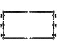 KeyMet WINKELBAND Bisagra Esquinera Para Puertas Negro 5 cm 300-800