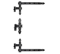 KeyMet WINKELBAND Bisagra Esquinera Para Puertas Negro 5 cm 300-800