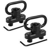 Keymod - Soportes de Eslinga Tradicionales de 2 Puntos, 2 Unidades de 1,25 Pulgadas, Accesorio de Montaje Giratorio QD de desmontaje rápido for Sistema Key Mod