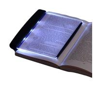KeyoGoS Luz De Lectura De Libros,Luz De Libro Plana,Lectura Led Brillante,Lámpara De Lectura De Tableta Protectora Para Los Ojos En El Hogar, Adecuada Para Lectura En La Cama Por La Noche (Black)