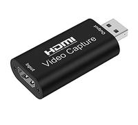 Keyohome HDMI Video Capture Card USB 2.0 1080P, Game Capture, 4K DisplayPort a HDMI Adapter Grabación y Compartir, Tecnología de Baja Latencia