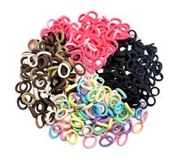 KEYRI 400 Piezas Gomas de Pelo Mini Vistoso Coleteros Pelo Niña Durable Lazos Pelo Niña Gomas Pelo Bebe Sin Daños Pequeños Accesorios para el Cabello para Bebés y Niñas (Vistoso)