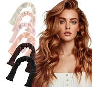 KEYRI 6 Pieza Rizador Pelo Heatless Hair Curlers No Daña el Cabello Rizos Sin Calor para Versatile HStyling Ondas Sin Calor Heatless Curls Rulos Pelo para Mujeres y Niñas (Seis Colores, Cabello Corto)