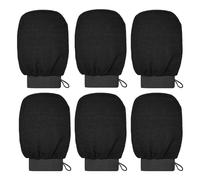 KEYRI 6 Piezas Guante Exfoliante Corporal, Guantes Exfoliantes para Mujeres y Hombres De Baño Guante Cuerpo y Cara para Exfoliación Limpieza Profunda de Poros Obtener Piel Suave Unisexo