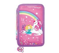 Keyroad Estuche Equipado, Estuche con Contenido de 3 cámaras, 52 Elementos, maxiestuche 20,5 x 13,5 x 6 cm, Mezcla de Colores