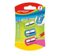 Keyroad KR971747 - Afilador (3 piezas, modelo Easy Green Card), multicolor