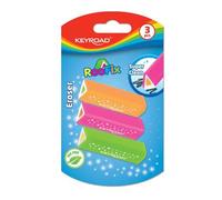 Keyroad Roofix KR971813 - Gomas de borrar universales (3 unidades), diseño triangular,