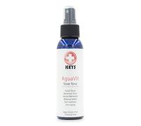 Keys AguaVit All Natural, Chemical-Free, Organic Vegan Botanical Restorative Toner Tonic, Spray Refresher, Fast Skin Hydrator, Makeup Setter, Light Fresh Aromatherapy, 4 ounces