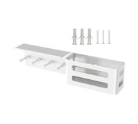Keys Holder Wall, Key Mail Organizer, Key Hanger Shelf With 4 Hooks Rack
