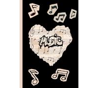 Keys to My Heart: Unleash your creativity and capture the symphony of your thoughts within the staves of this beautiful notebook.