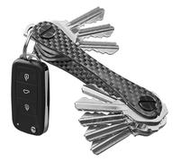 KEYSMART - Llavero para llavero, organizador compacto para llavero, llavero minimalista EDC sin desorden, Fibra de carbono 3K, 14 Keys