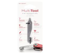 KeySmart MultiTool - Llavero multiherramienta 5 en 1 con cútter, regla, palanca, destornilladores de cabeza cruzada y plana - Mini multiherramienta EDC Gear