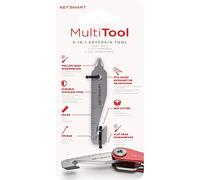 KeySmart MultiTool - Llavero multiusos 5 en 1 con abridor de cajas, regla, barra de palanca, destornillador Phillips y cabeza plana, mini multiherramienta EDC Gear y accesorios para llavero