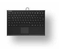 KeySonic KSK-5211ELU (DE) • Con cable • USB • Membrana Key Switch • QWERTZ • LED • Negro (60957)