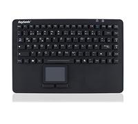 KeySonic KSK-5230IN USB QWERTZ Negro - Teclado (USB, Universal, QWERTZ, Alámbrico, USB, 0 - 70 °C)