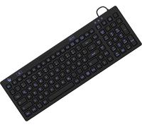 Keysonic RaidSonic KSK-6031INEL-B - Tastatur - QWERTZ - Deutsch - Schwarz