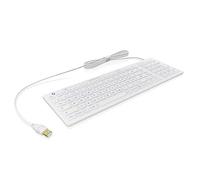 KeySonic KSK-6031INEL-Wh - Tastatur - QWERTZ - Deutsch - weiß