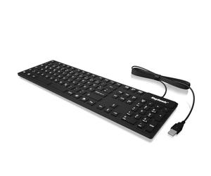 KeySonic - Ksk-8030 en el diseño de FR/Teclado Industrial / 105 Teclas Negras/USB