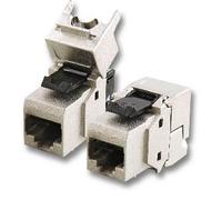 Keystone Jack, Cat. 6a, módulo RJ45 de 500 MHz, 10 GBIT, para instalación en paneles de distribución modular BZW.