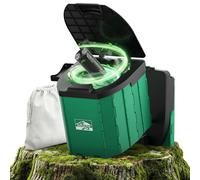 Keystone Peak Inodoro Portátil de Camping - WC Plegable de Viaje para Adultos | Baño Compacto y Resistente para Camping, Senderismo, Coche & Emergencias - Comodidad en Cualquier Lugar