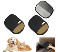 Keyubria 2 PiezasGuantes de aseo para mascotas, Guantes de eliminación de estática, Reusable Cat Dog Grooming Hair Remover Mitt Massage, Double Sided Pet Grooming Glove para quitar el para un pelaje y