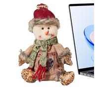 Keyubria Bolsas Navideñas Para Dulces, Bolsa De Almacenamiento Reutilizable De Santa, Reno Y Muñeco De Nieve En 3D, Bolsa Reutilizable Con Cremallera Para Fruta Caramelos Aperitivos Fiesta Navideña