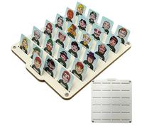 Keyubria Juego De Mesa Adivina Quién | Juego De Mesa Familiar Interactivo para Padres E Hijos,Actividad Interactiva Educativa Divertida para Niños Y Niñas Entrenamiento Pensamiento Lógico Juguete