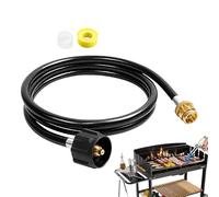 Keyubria Manguera para Tanque de Propano,Manguera para Parrilla de Propano | Accesorios de 1.8m para Parrilla Portátil de Jardín, Quemador, Antorcha y Estufa de Camping Exterior