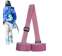 Keyubria Portaesquís de Hombro, Correa para Llevar esquís, Correas para esquí Portaesquís de Nailon Ajustable, Soportes portátiles de esquí de Hombro portátiles y Unidos para de montaña