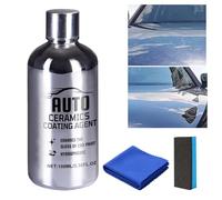 Keyubria Recubrimiento Cerámico Para Autos,100ML Líquido Pulidor De Alto Brillo | Con Toalla Y Esponja Kit De Recubrimiento Cerámico - Para Vehículo Camión Tractor Remolque SUV RV Llanta