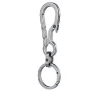 KeyUnity Clip de llavero EDC de titanio KM01 con abrebotellas, mosquetón de liberación rápida para llavero para hombres