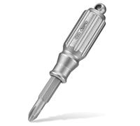 KeyUnity KA53 - Mini destornillador magnético de titanio, destornillador pequeño con punta en cruz, herramienta de precisión para gafas, relojes, reparación electrónica, llavero para EDC y mecánicos