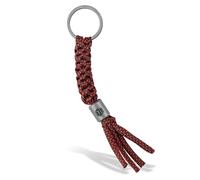 KeyUnity KC02 llaveros de Paracord, Schlüsselanhänger mit Karabinerhaken, Anillo de Aleación de Titanio, Adecuado para Decoración Interior de Automóviles, linternas, Mochilas, Manchas de Zorro