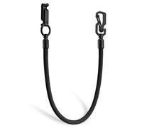 KeyUnity KD02 Titanium Carabiner Belt Clip Wallet Chain Braided Rope, Hip Hop Pants Chain Jeans Keychain Accessory for Men (KD02BB)