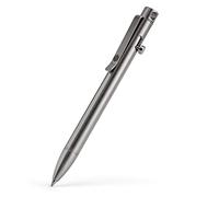 KeyUnity KP01 Bolígrafo, bolígrafo de bolsillo EDC de aleación de titanio, bolígrafo de metal retráctil para llevar todos los días Pulido