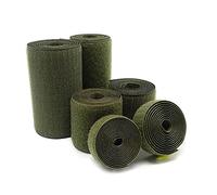 KEYVOR 2m * 3 cm Verde Oliva Nylon Cinta de Sujetador No Adhesivo Costura Magic Loop Pegatina Etiqueta de Gancho Ropa Ropa Cinta de Palo
