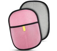 KEYVOZ Guante de depilación de mascotas para gatos y perros, cepillo mágico electrostático, removedor de pelo de mascotas para sofá de perro, disponible en azul, morado, rosa, marrón, perfecto para